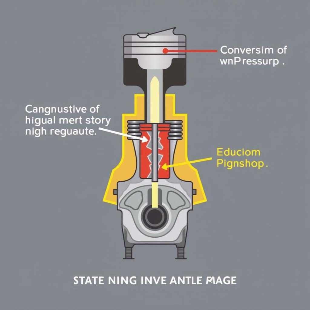 Mô phỏng hoạt động của piston trong động cơ xe máy