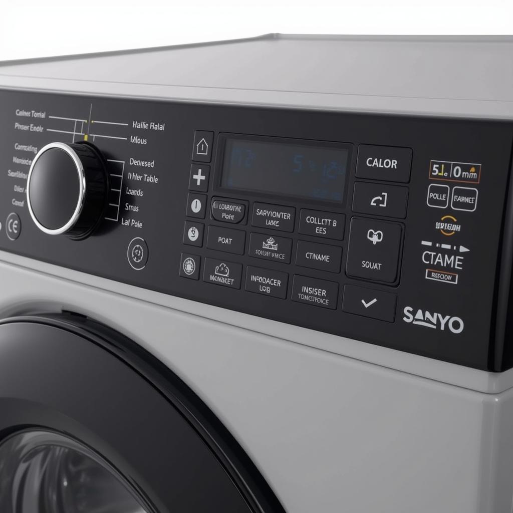 Máy giặt Sanyo ASW-U950T: Thiết kế hiện đại