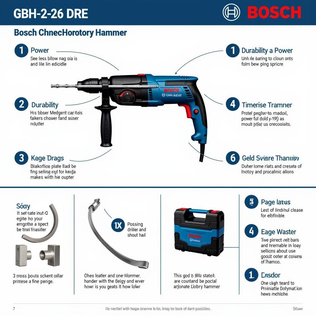 Máy Khoan Bê Tông Bosch GBH 2-26 DRE: Ưu Điểm Nổi Bật