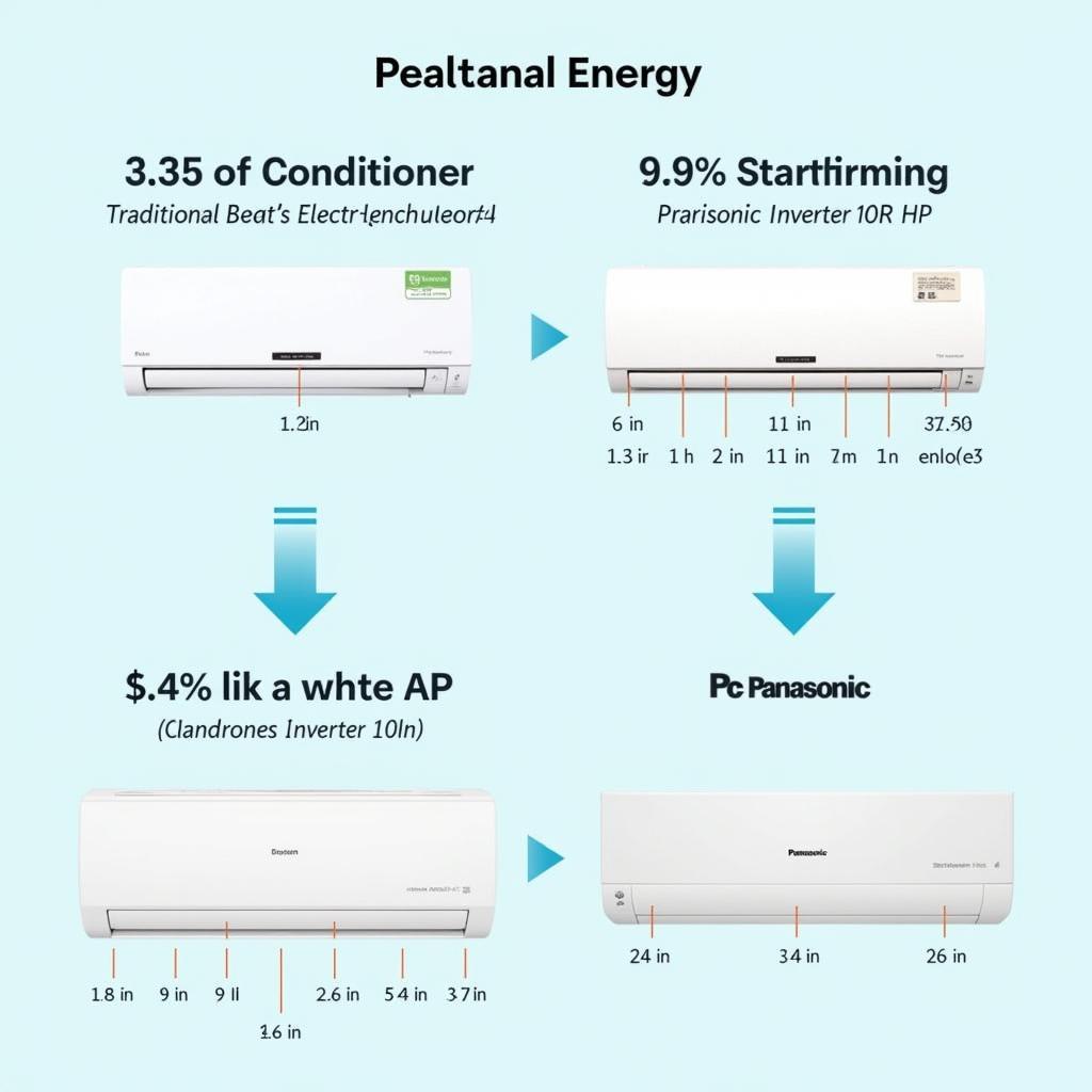 Máy lạnh Panasonic Inverter 1HP tiết kiệm điện