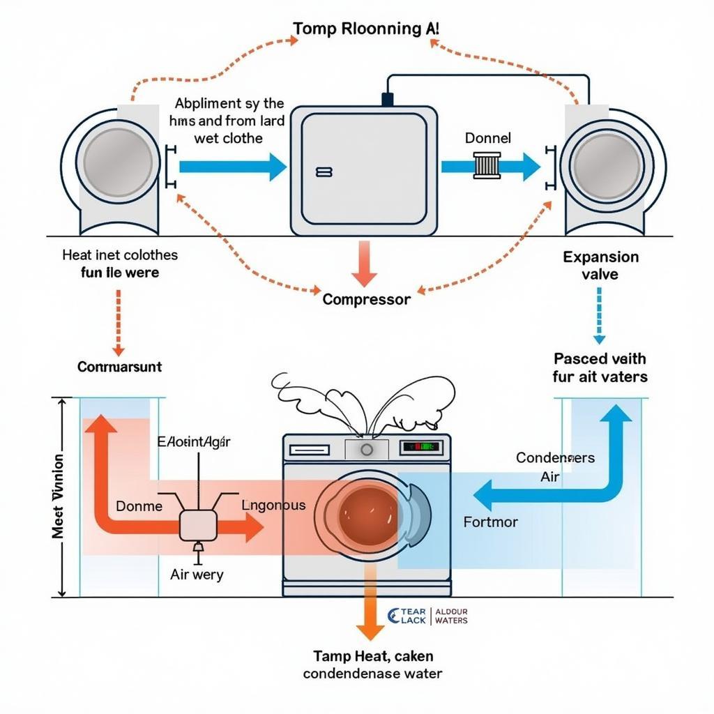 Nguyên lý hoạt động của máy sấy heatpump