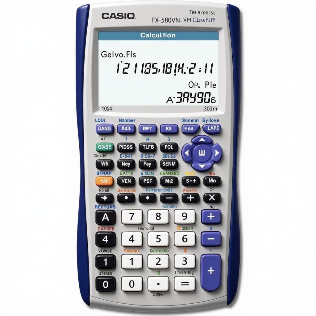 Giao diện máy tính Casio FX-580VN Online