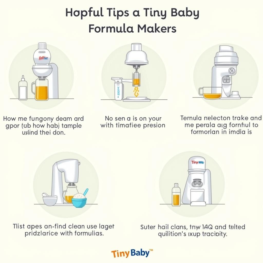 Mẹo sử dụng máy pha sữa Tiny Baby hiệu quả