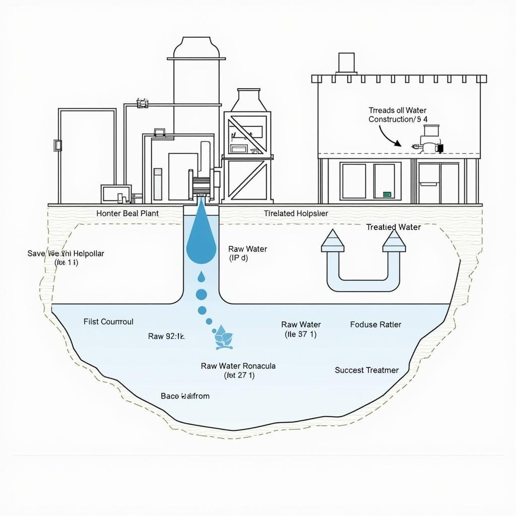 Quy trình xử lý nước tại Nhà máy nước Sông Đà