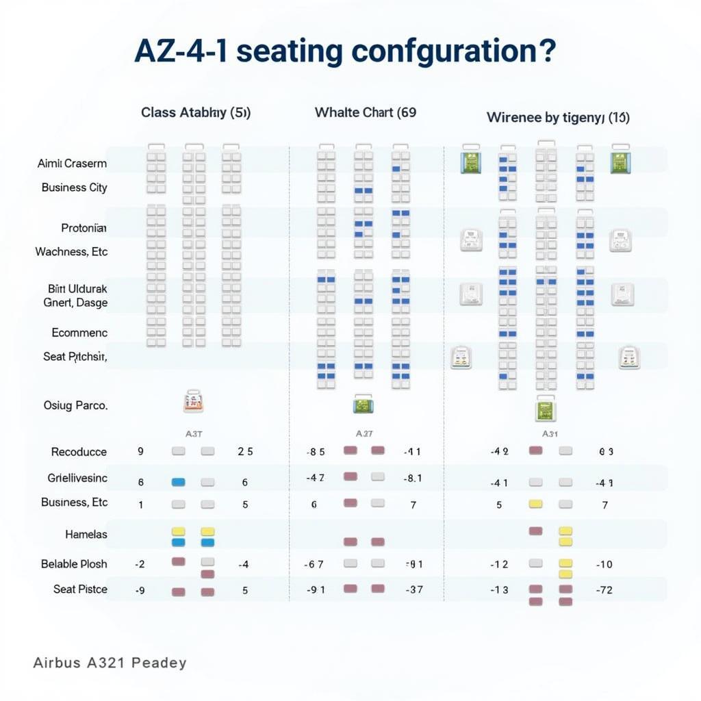 So sánh chỗ ngồi A321 các hãng hàng không