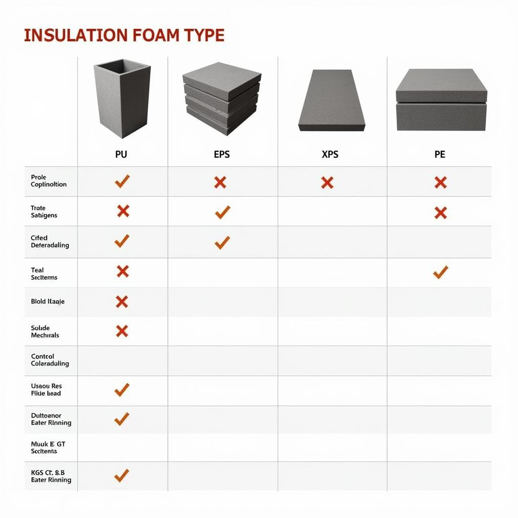 So sánh các loại xốp cách nhiệt