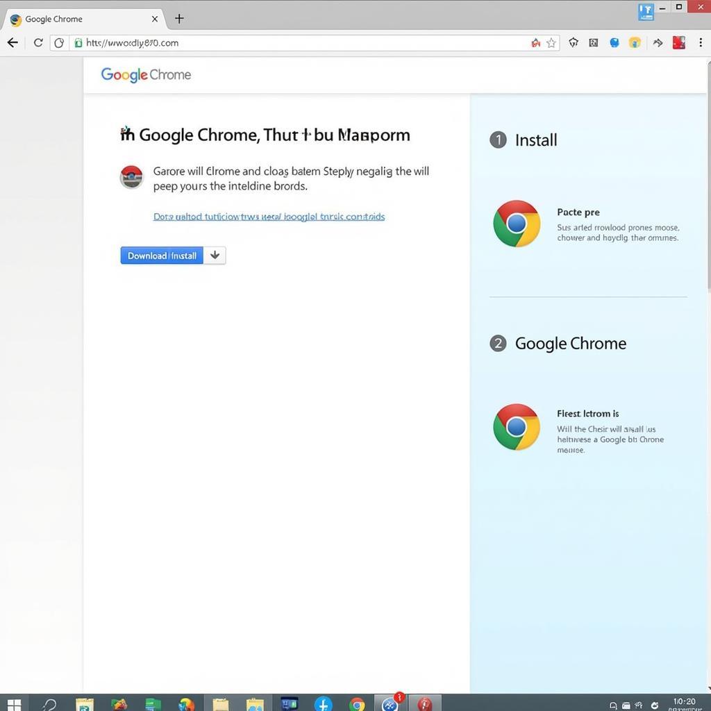 Cách tải Google Chrome trên máy tính