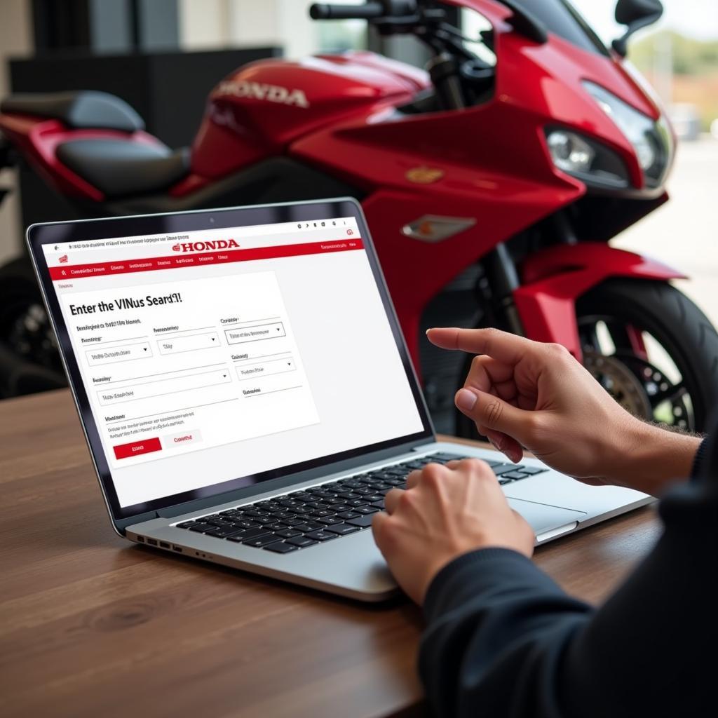 Tra cứu số khung xe máy Honda online qua website chính thức