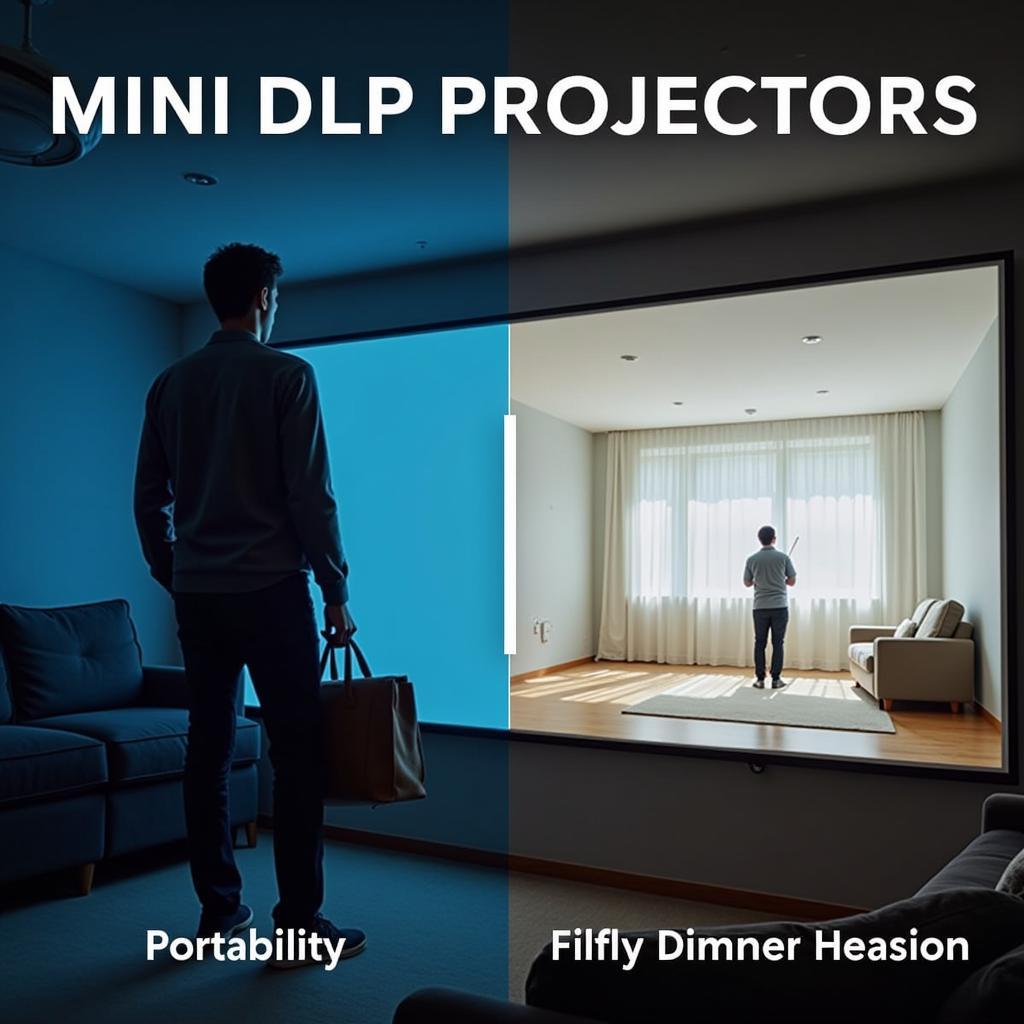 Ưu và nhược điểm của máy chiếu DLP mini