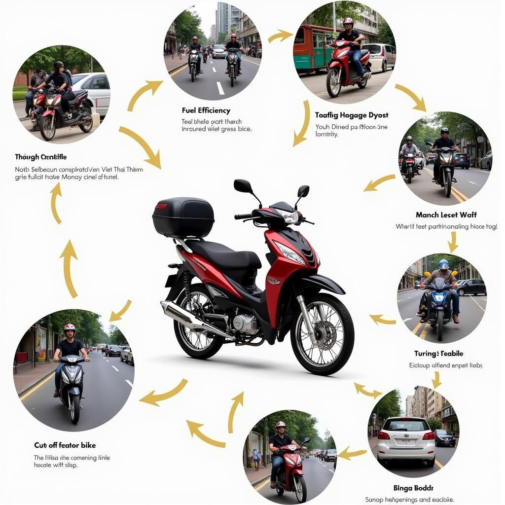 Ưu điểm của xe máy Việt Thái 50cc