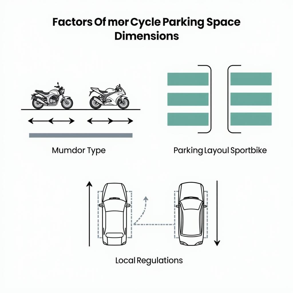 Các yếu tố ảnh hưởng kích thước ô để xe máy