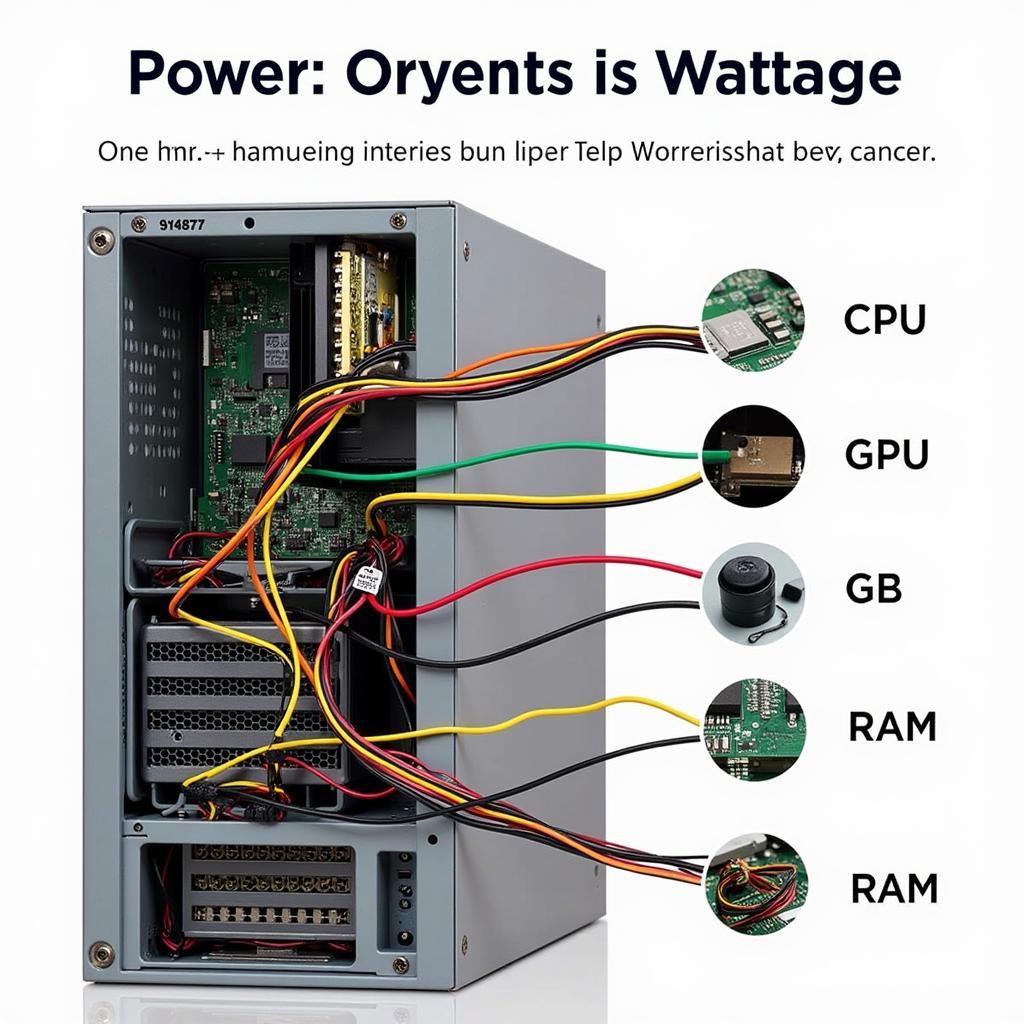 Công suất máy tính được đo bằng watt