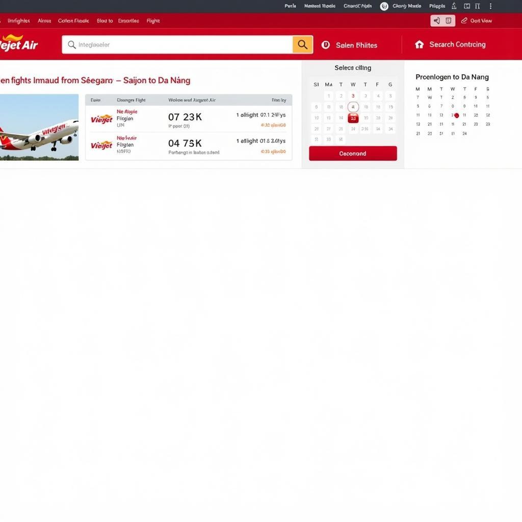 Giá vé máy bay Sài Gòn Đà Nẵng Vietjet