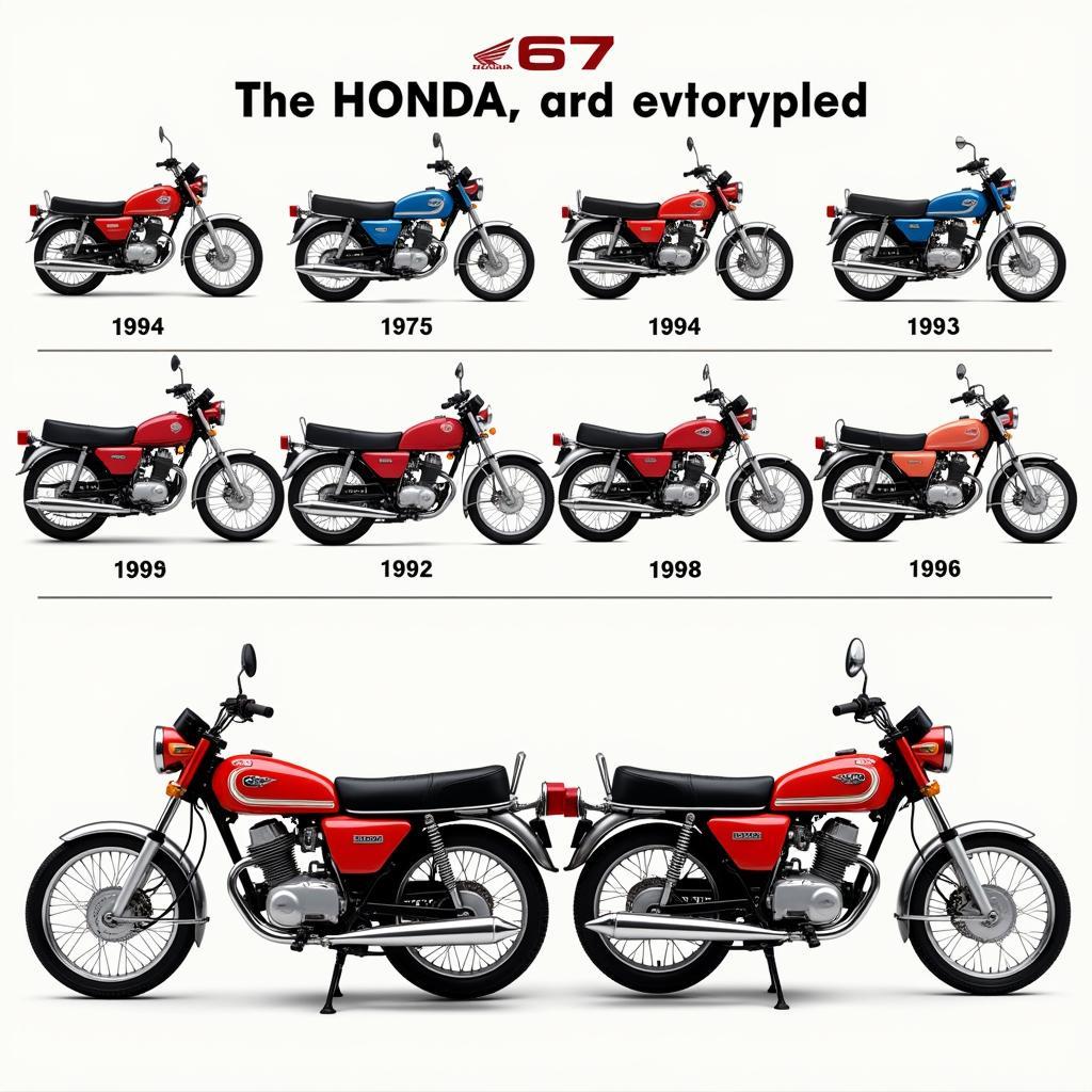 Lịch sử phát triển xe máy côn tay Honda