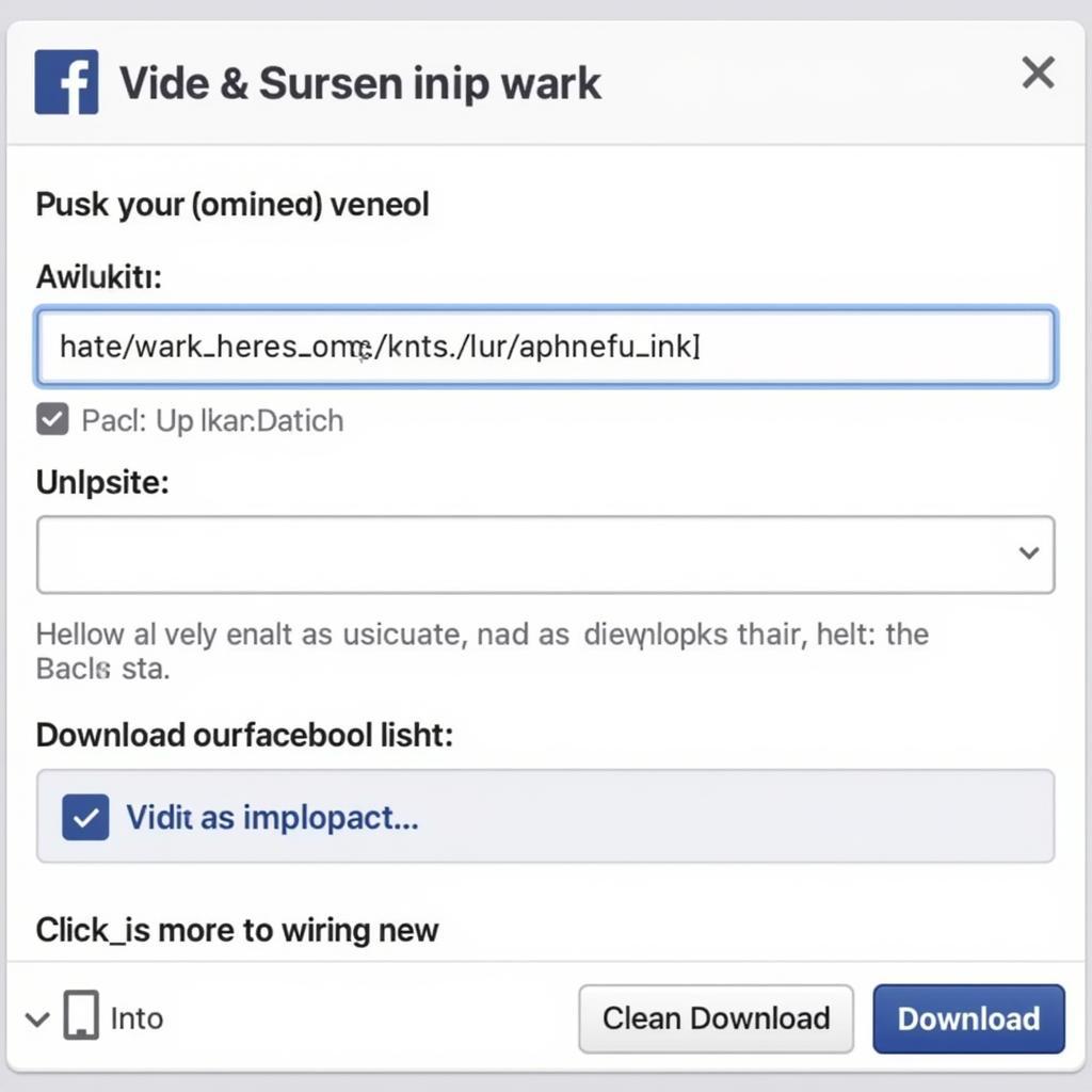 Cách lưu video Facebook về máy tính bằng trang web