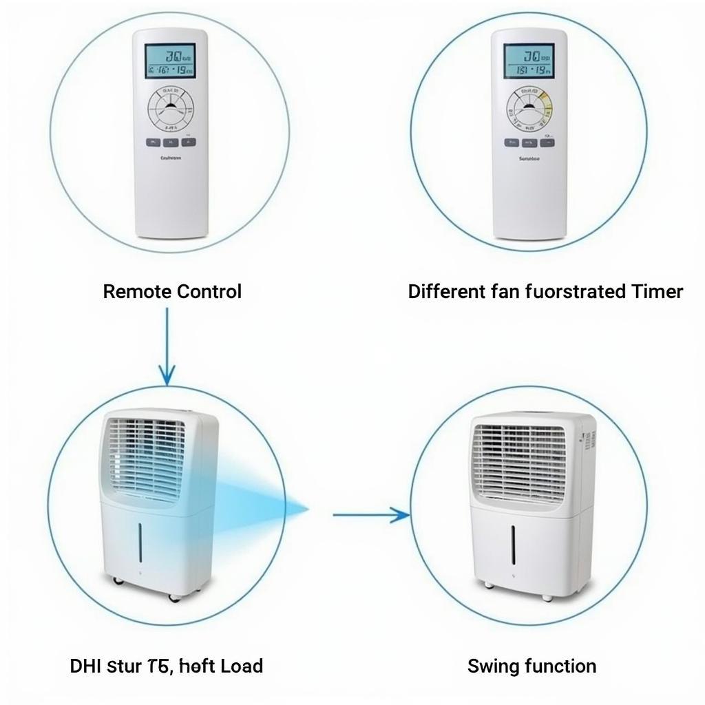 Máy làm mát không khí Sunhouse SHD7710: Tính năng tiện ích