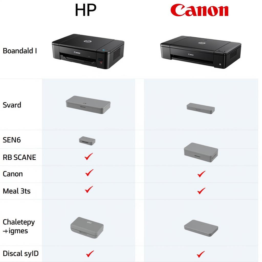 So sánh máy scan HP và Canon