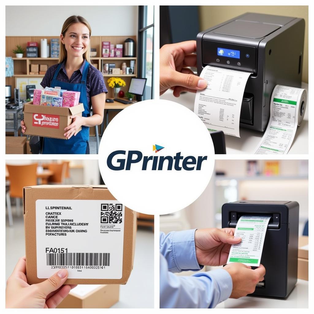 Ứng dụng máy in Gprinter